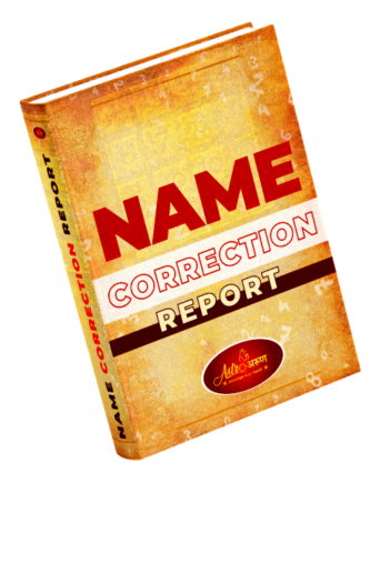 Name Correction Report